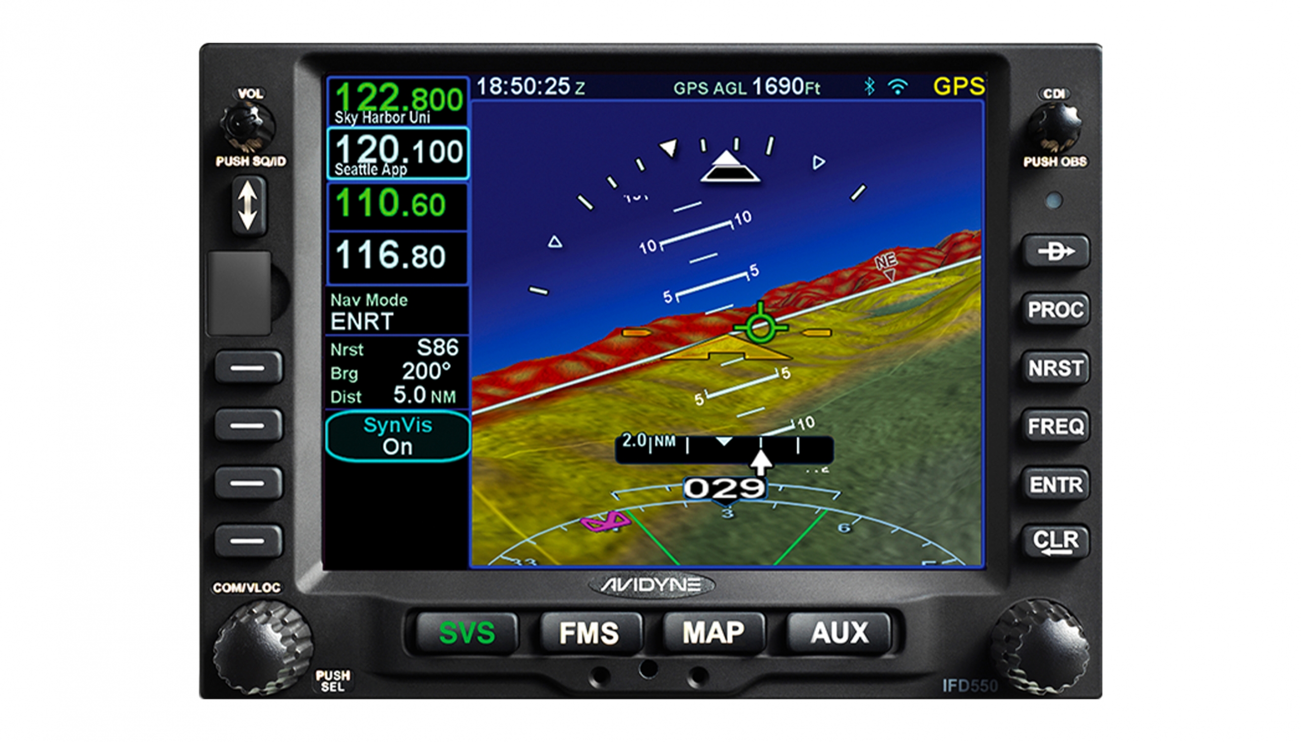 Avidyne IFD550 FMS/GPS/NAV/COM